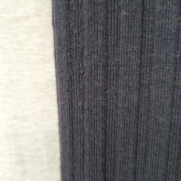 URCHIN MARK EISER Y2K Ribbed Knit Skirt with Embroiderey Ruffled Hem Vamp Goth - Picture 4 of 11